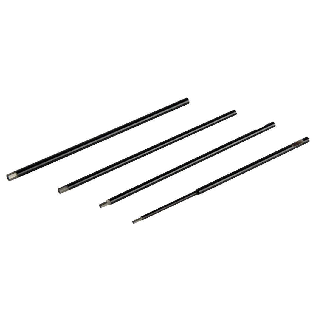 4PCS High-Quality Black Titanium Steel Hex Wrencher Hex Screwdriver Bits