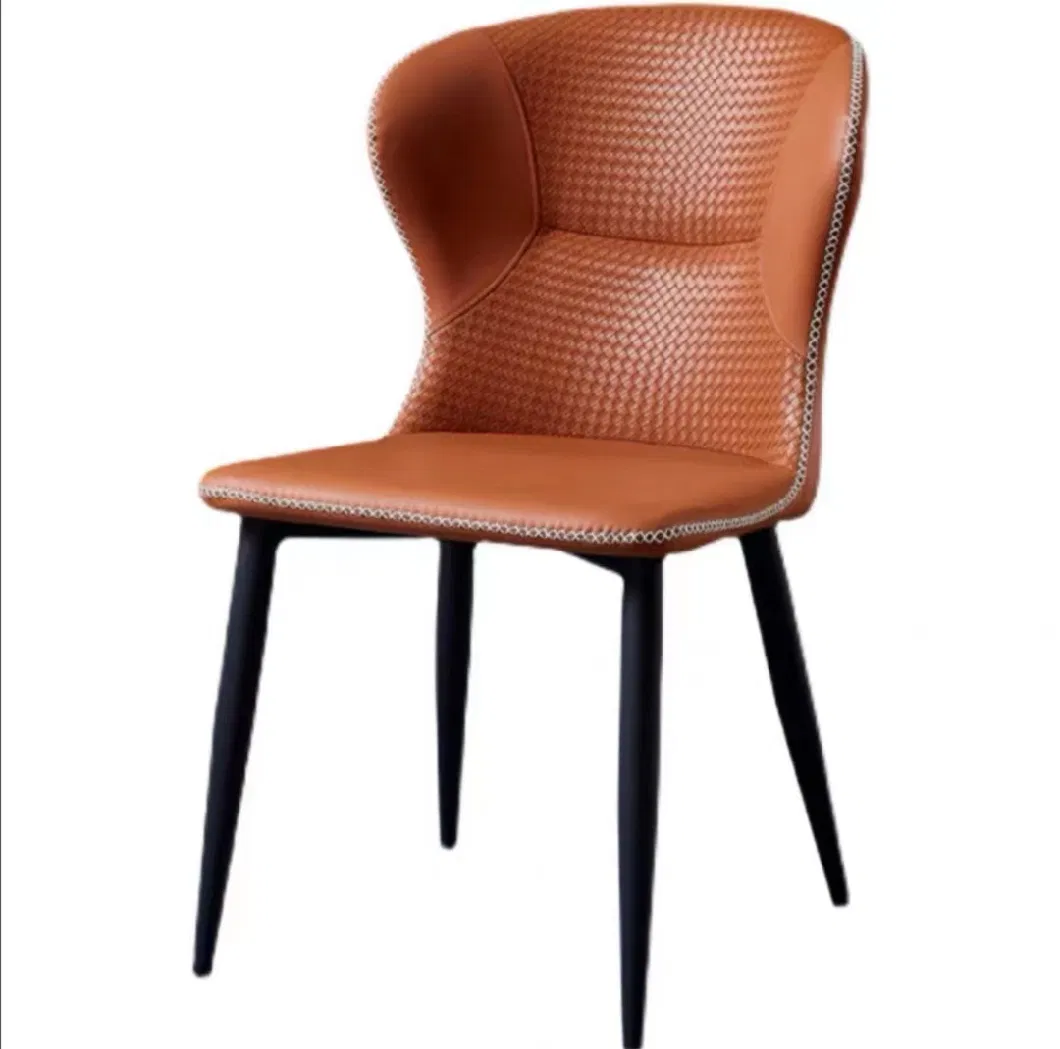 Wholesale Hotel Outdoor Restaurant PU Leather Dining Chair Home Modern Furniture Coffee Shop