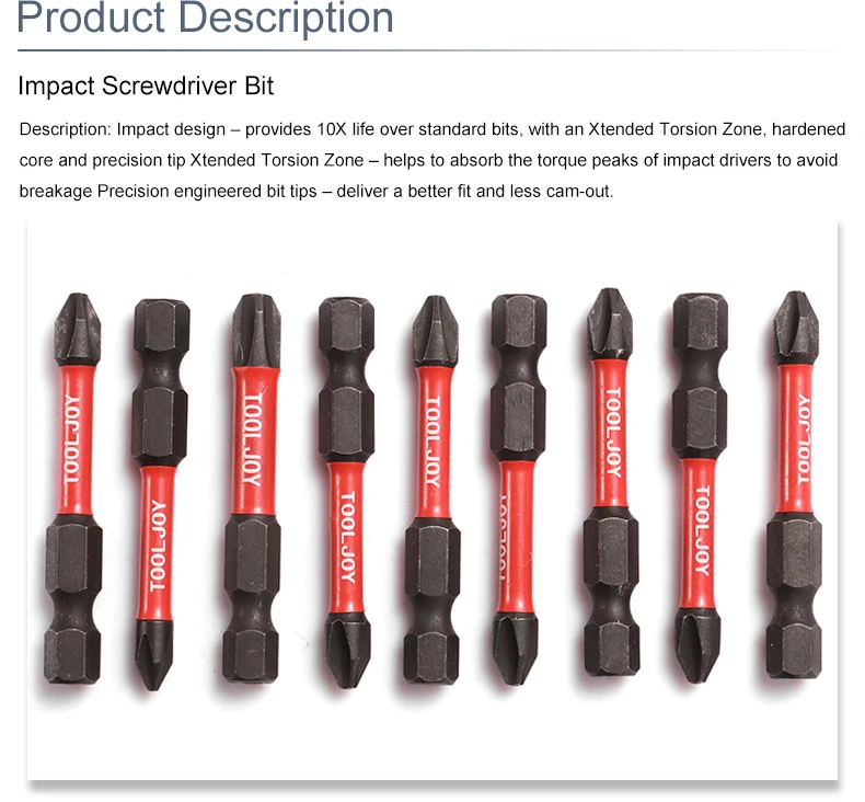 Tooljoy Impact Bits/Impact Bit/ Screwdriver Bit