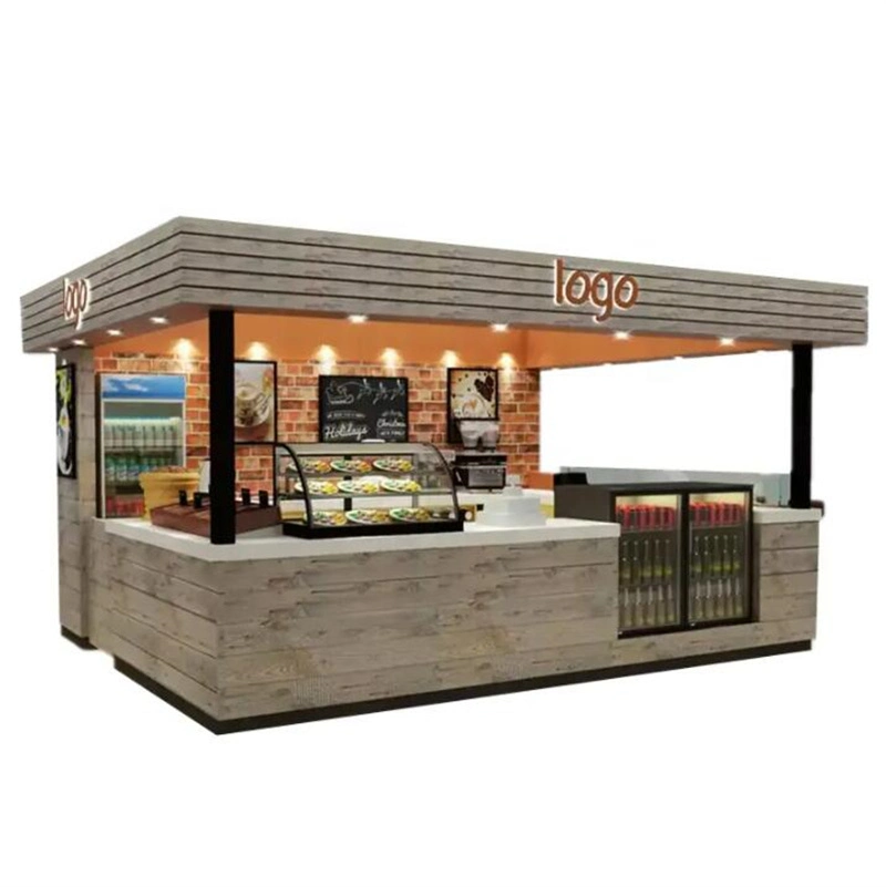 Cafe Kiosk Bar Furniture Outdoor or Indoor Mall Coffee Shop Kiosk