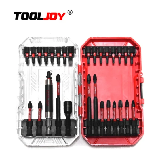 Tooljoy 30PCS Screw Driver Bit Double End Magnetic Screwdriver Bit, Screw Holder, Hex Screwdriver Bits, Cross Wind Batch Head, Industrial Electric Head