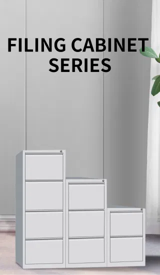 Office Furniture Metal Vertical File Cabinet Steel Storage Filing Cabinet with 4 Drawers