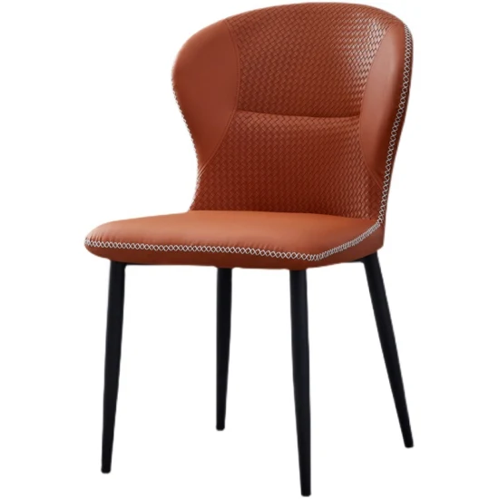 Wholesale Hotel Outdoor Restaurant PU Leather Dining Chair Home Modern Furniture Coffee Shop