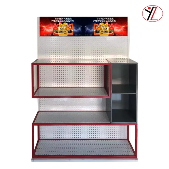 Custom Cosmetics Store Showcase Facial Cleanser Beauty Hair Care Products Cosmetics Metal Display Stand